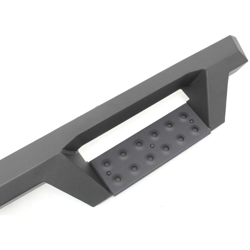 Westin 14-18 Chevrolet Silverado 1500 DC 6.5ft Bed HDX Drop W2W Nerf Step Bars - Tex. Blk Nerf Bars Westin