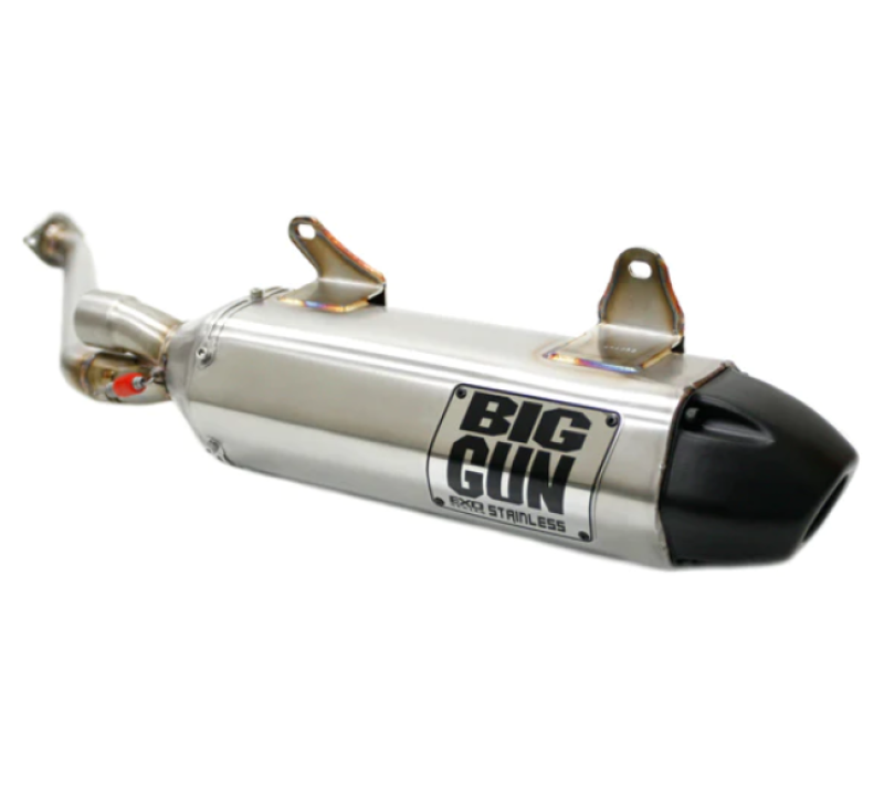 Big Gun 06-12 Kawasaki BRUTE FORCE 650 IRS EXO Stainless Full System Exhaust Powersports Exhausts Big Gun