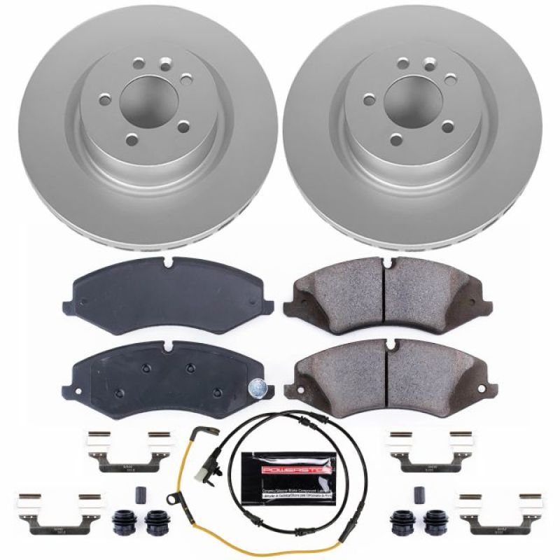 Power Stop 2017 Land Rover Discovery Front Z23 Evolution Sport Coated Brake Kit Brake Kits - Performance D&S PowerStop