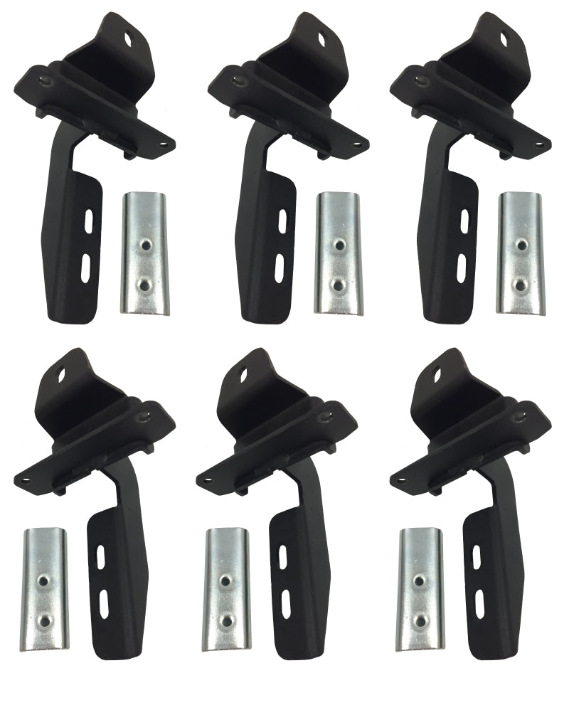 Go Rhino 18-20 Jeep Wrangler JLU Brackets for OE Xtreme Cab Length SideSteps Brackets Go Rhino