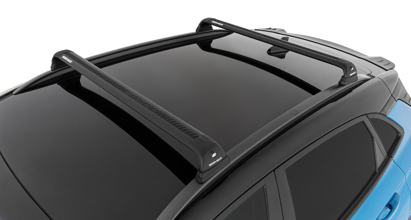 Rhino-Rack 18-22 Hyundai Kona 1st Gen 5 Door SUV w/Flush Rails Vortex RVP 2 Bar Roof Rack - Black Roof Rack Rhino-Rack