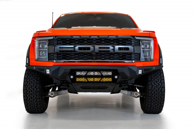 Addictive Desert Designs 2021+ Ford Raptor Bomber Front Bumper w/ Dual 20IN LED Mounts Bumpers - Steel Addictive Desert Designs