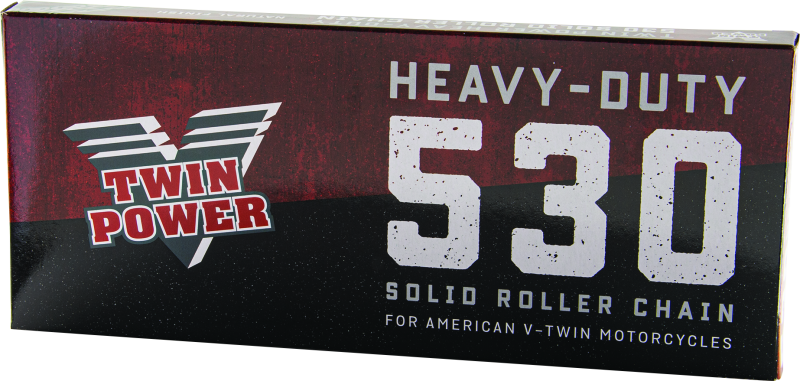 Twin Power 530 Drive Heavy Duty Drive Chain 530 X 120 link Natural Finish Chains TwinPower