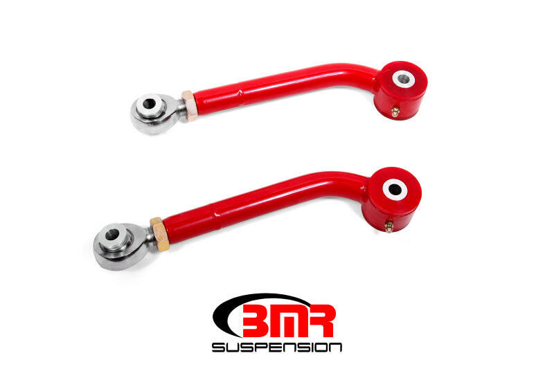 BMR 08-17 Challenger Upper Trailing Arms w/ Single Adj. Poly/Rod Ends - Red Suspension Arms & Components BMR Suspension