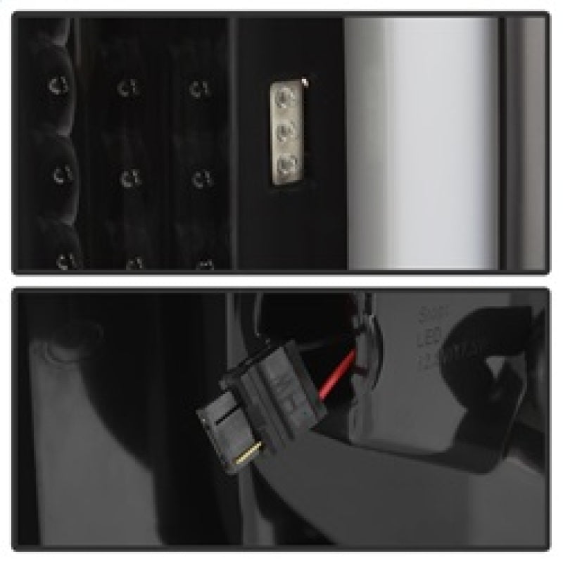 xTune 17-18 Ford F-250 Super Duty (Excl LED Models) LED Tail Lights - Black (ALT-ON-FS17-LBLED-BK) Tail Lights SPYDER