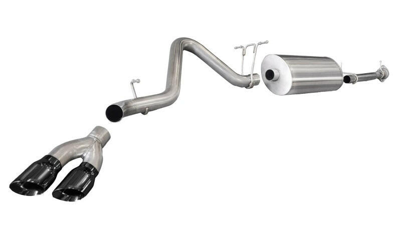 Corsa 11-12 Chevrolet Silverado Crew Cab/Std. Bed 2500 6.0L V8 Black Sport Cat-Back Exhaust Catback CORSA Performance
