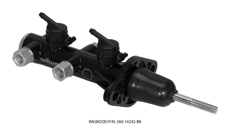 Wilwood Tandem Remote Master Cylinder - 15/16in Bore Black Brake Master Cylinder Wilwood