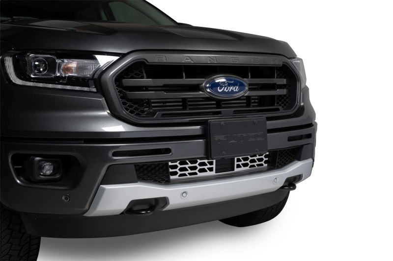Putco 19-20 Ford Ranger w/ Adaptive Cruise - Hex Shield - Polished SS Bumper Grille Inserts Grilles Putco
