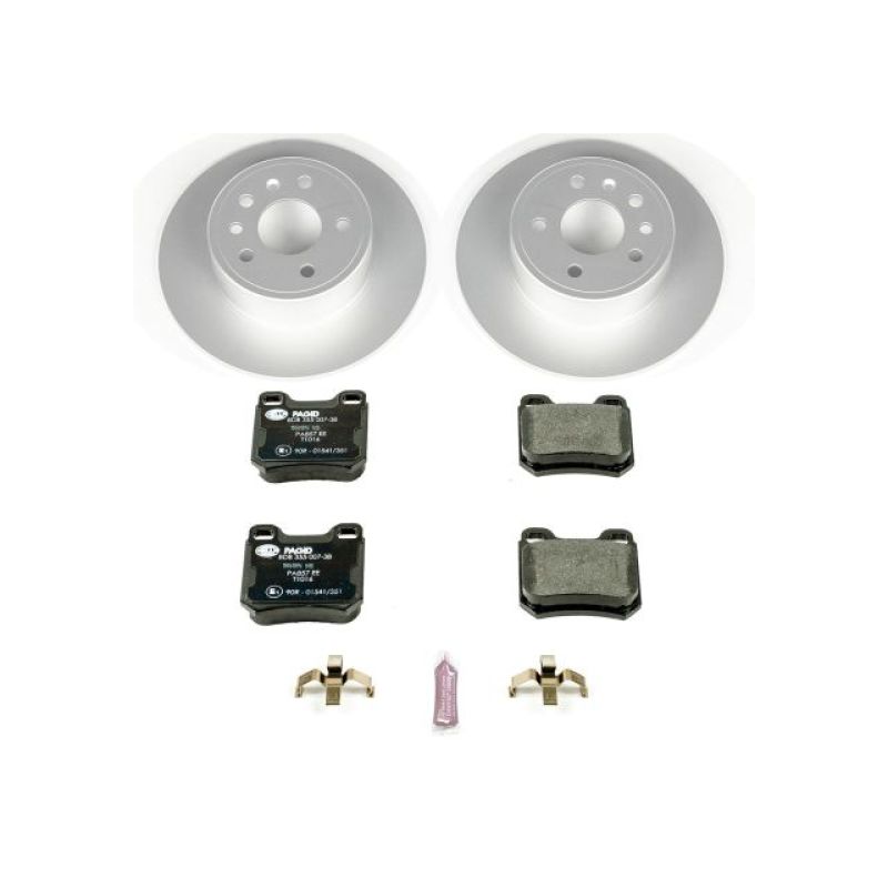 Power Stop 99-03 Saab 9-3 Rear Euro-Stop Brake Kit Brake Kits - OE PowerStop