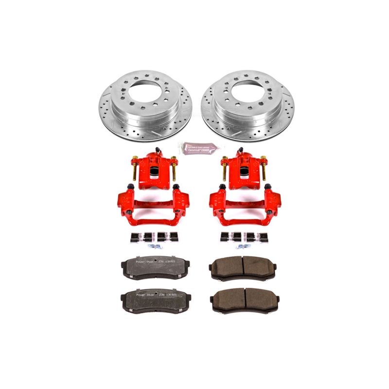 Power Stop 03-09 Lexus GX470 Rear Z36 Truck & Tow Brake Kit w/Calipers Brake Kits - Performance D&S PowerStop