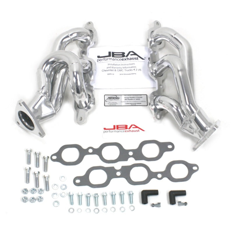 JBA 14-20 GM Truck 4.3L V6 1-5/8in Primary Silver Ctd Cat4Ward Header Headers & Manifolds JBA
