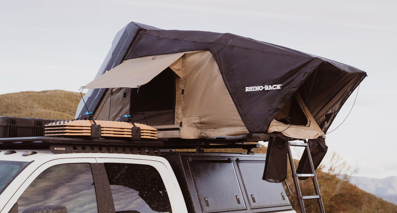 Rhino Rack Roof Top Tent 2 Person Folding Hardshell Brackets Rhino-Rack