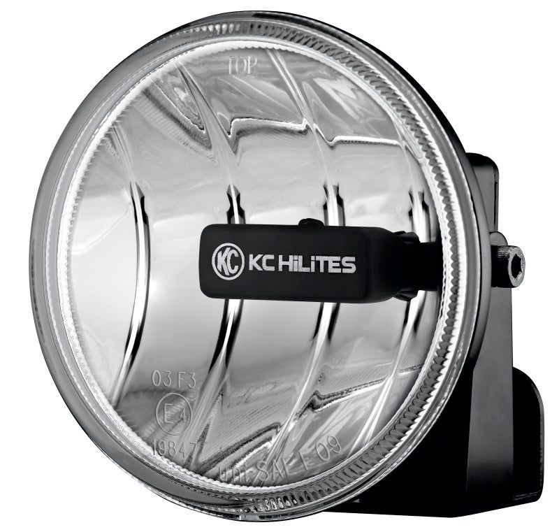 KC HiLiTES 4in. Gravity G4 LED Light 10w SAE/ECE Clear Fog Beam (Single) Fog Lights KC HiLiTES