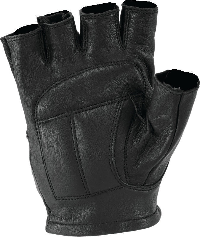 Kuryakyn Leather By River Road Diamond Shorty Gloves Black Womens - Small Gloves Kuryakyn