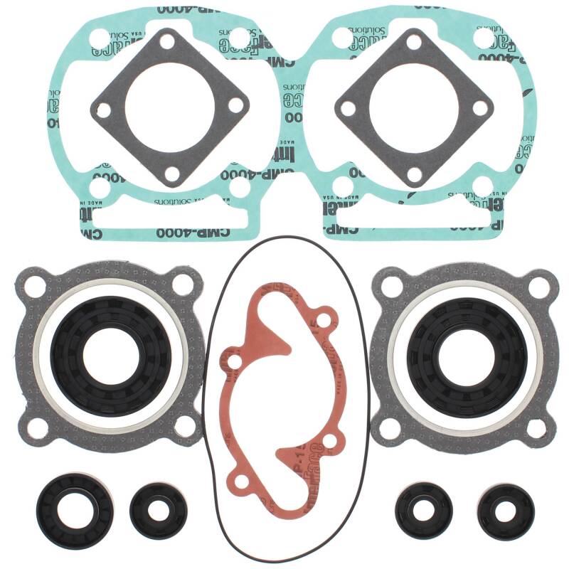 Vertex Gaskets 78-79 Moto Ski Futura 444 LC/2 Complete Gasket Kit w/ Oil Seals Engine Hardware Vertex Pistons