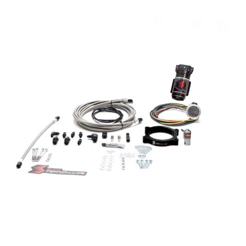 Snow Performance 10-15 Camaro Stg 2 Bst Cooler F/I Water Injection Kit (SS Brded Line/4AN) w/o Tank Water Meth Kits Snow Performance
