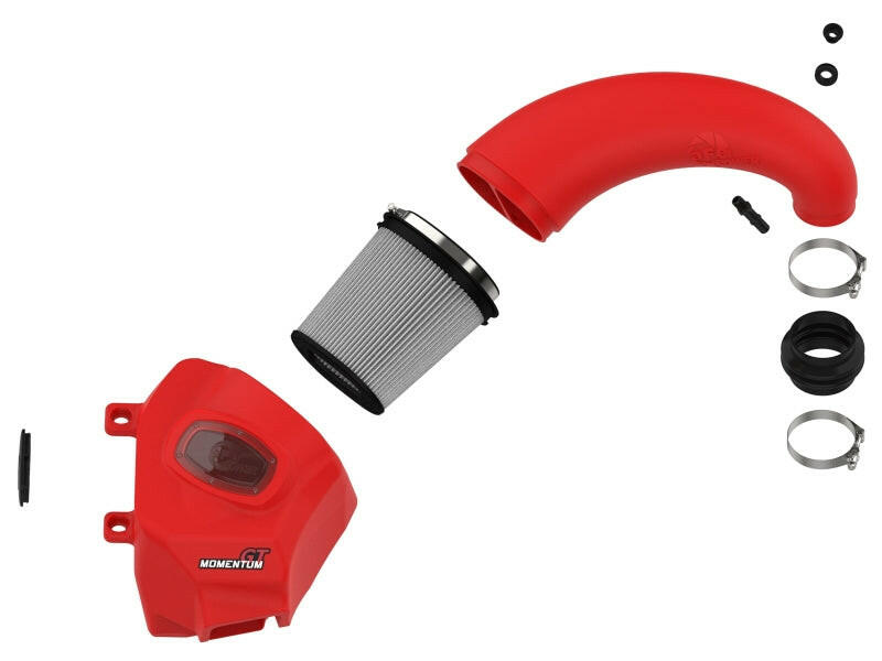aFe Momentum GT Pro DRY S Intake System Red Edition 19-23 Dodge RAM 1500 V8-5.7L HEMI Cold Air Intakes aFe
