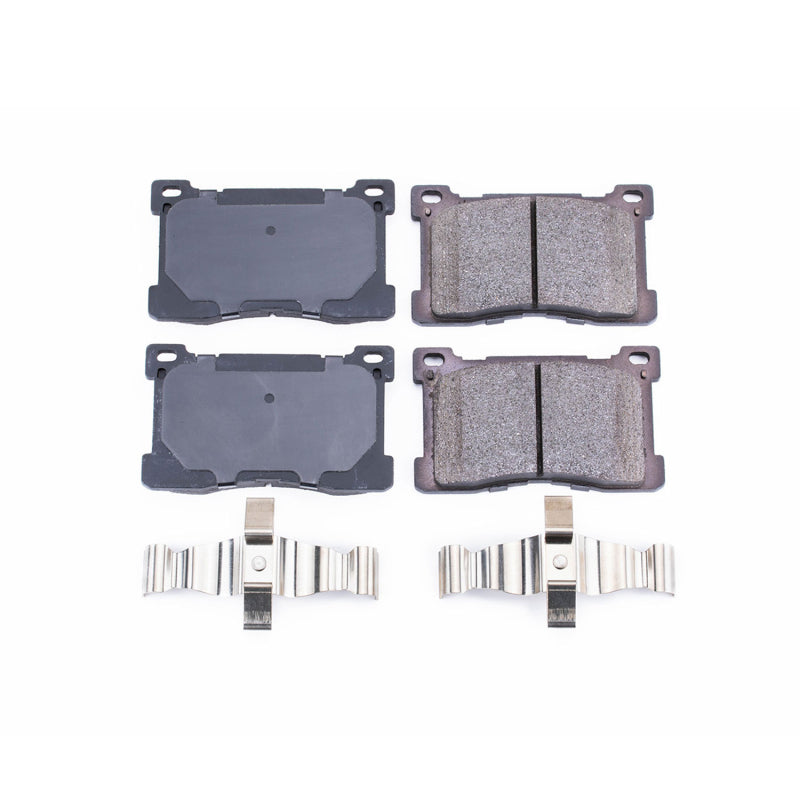 Power Stop 12-16 Hyundai Equus Front Z17 Evolution Ceramic Brake Pads w/Hardware Brake Pads - OE PowerStop
