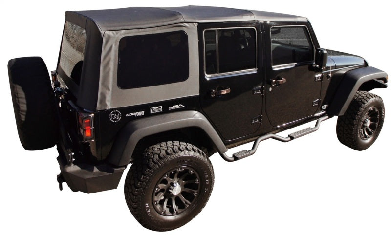 Rampage 2007-2009 Jeep Wrangler(JK) Unlimited OEM Replacement Top - Black Diamond Soft Tops Rampage