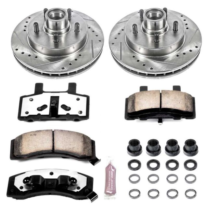 Power Stop 98-00 Chevrolet Tahoe Front Z36 Truck & Tow Brake Kit Brake Kits - Performance D&S PowerStop