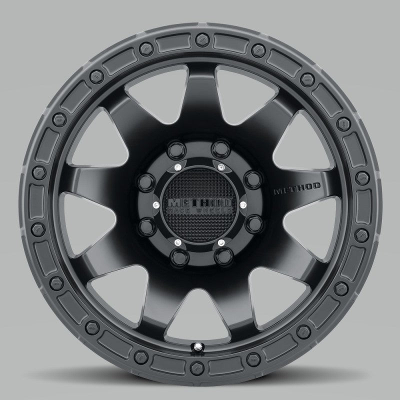 Method MR317 20x9 +18mm Offset 8x6.5 130.81mm CB Matte Black Wheel Wheels - Cast Method Wheels