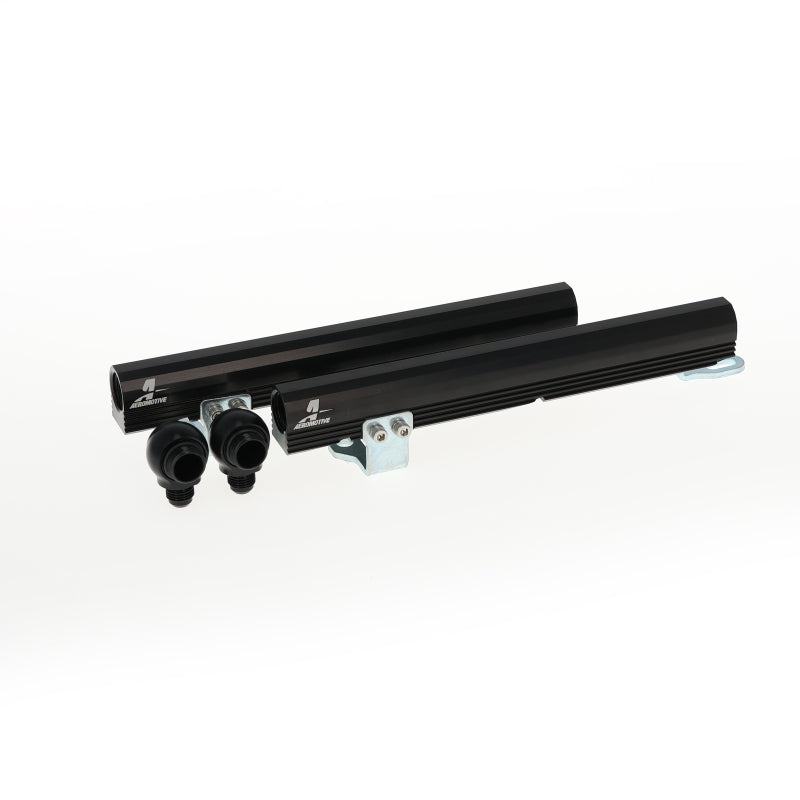 Aeromotive 96-07 GM 3.8L Supercharged L67/L32 Fuel Rails - Black Fuel Rails Aeromotive