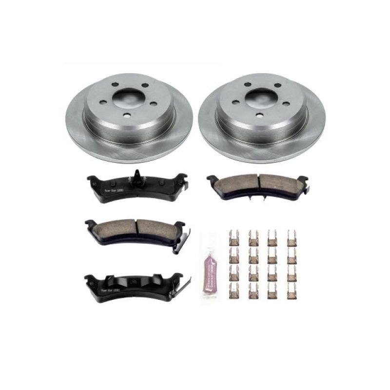Power Stop 93-98 Jeep Grand Cherokee Rear Autospecialty Brake Kit Brake Kits - OE PowerStop