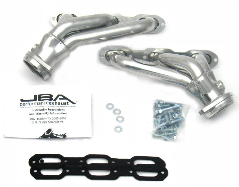 JBA 05-10 Chrysler 3.5L V6 1-5/8in Primary Silver Ctd Cat4Ward Header Headers & Manifolds JBA