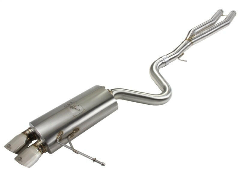 aFe MACHForce Exhaust Cat-Back SS-304 w/ Polished Tips 07-13 BMW 328i (E92/93) L6 3.0L Non-Turbo Catback aFe