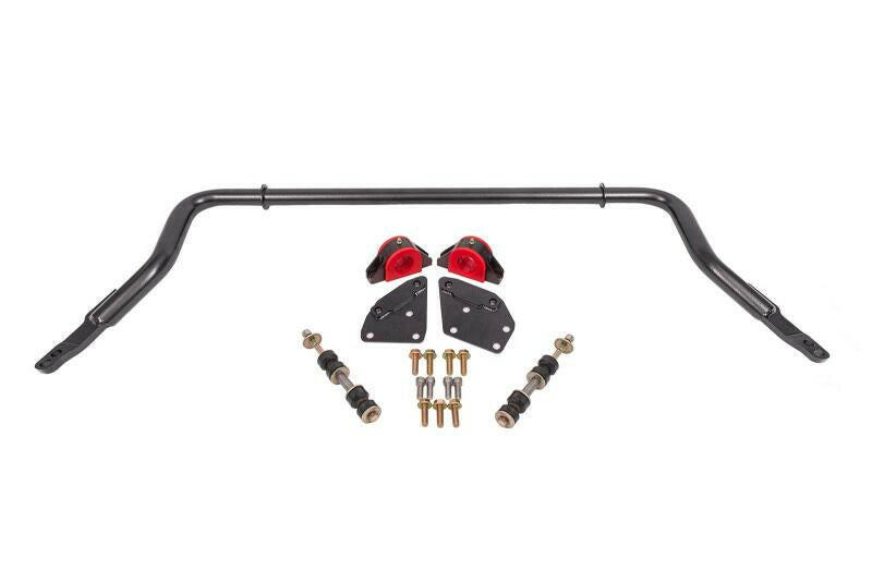 BMR 82-92 Chevrolet Camaro Sway Bar Kit Front Hollow 38mm Adjustable - Black Hammertone Sway Bars BMR Suspension