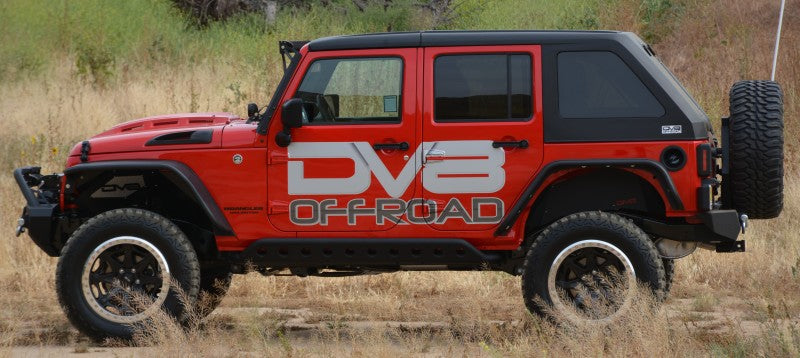 DV8 Offroad 07-18 Jeep Wrangler JK Metal Heat Dispersion Hood - Primer Black Hoods DV8 Offroad