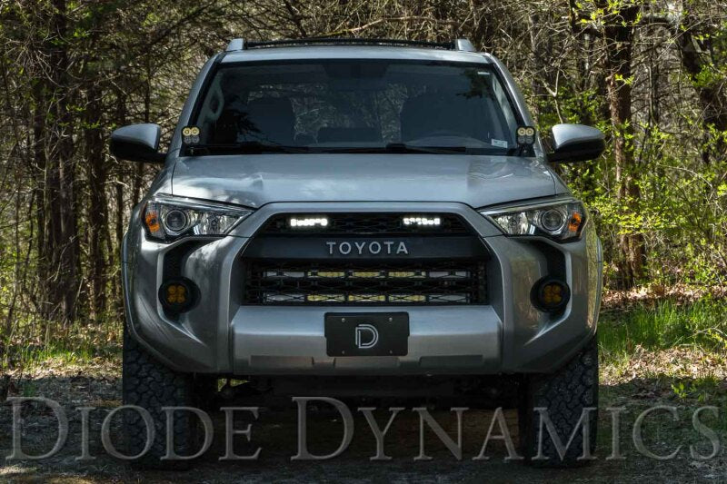 Diode Dynamics 14-21 Toyota 4Runner Stage Series SAE/DOT LED Lightbar Kit - Amber Driving Light Mounts Diode Dynamics