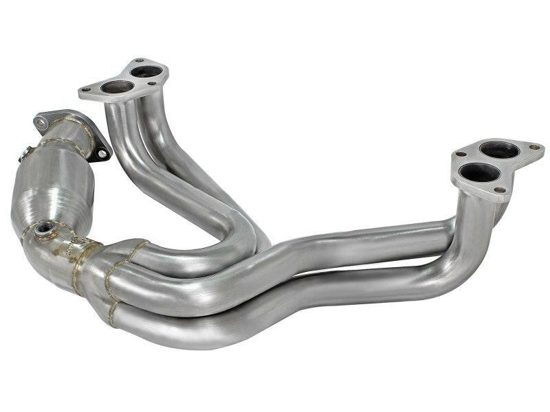 aFe 12-17 Toyota 86 / FRS / BRZ Twisted Steel 304 Stainless Steel Long Tube Header w/ Cat Headers & Manifolds aFe