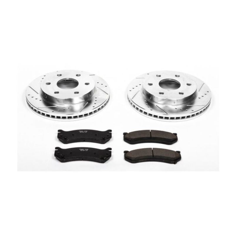 Power Stop 02-06 Cadillac Escalade Front Z23 Evolution Sport Brake Kit Brake Kits - Performance D&S PowerStop