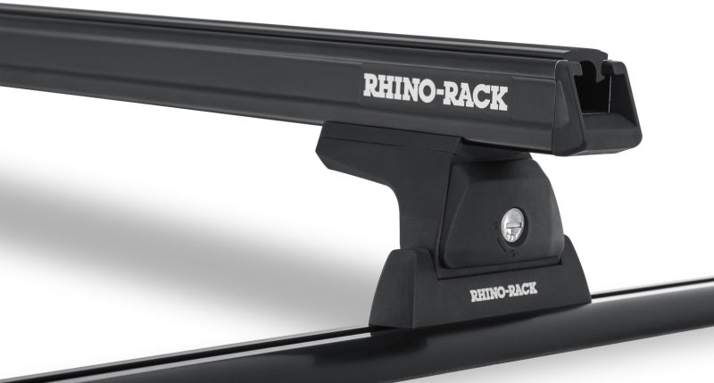 Rhino-Rack Heavy Duty 65in 2 Bar Roof Rack w/Tracks - Black Roof Rack Rhino-Rack