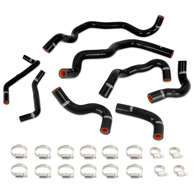 Mishimoto 2016+ Infiniti Q50/Q60 3.0T Ancillary Coolant Hose Kit - Black Hoses Mishimoto