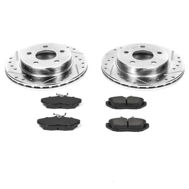 Power Stop 93-97 Ford Thunderbird Rear Z23 Evolution Sport Brake Kit Brake Kits - Performance D&S PowerStop