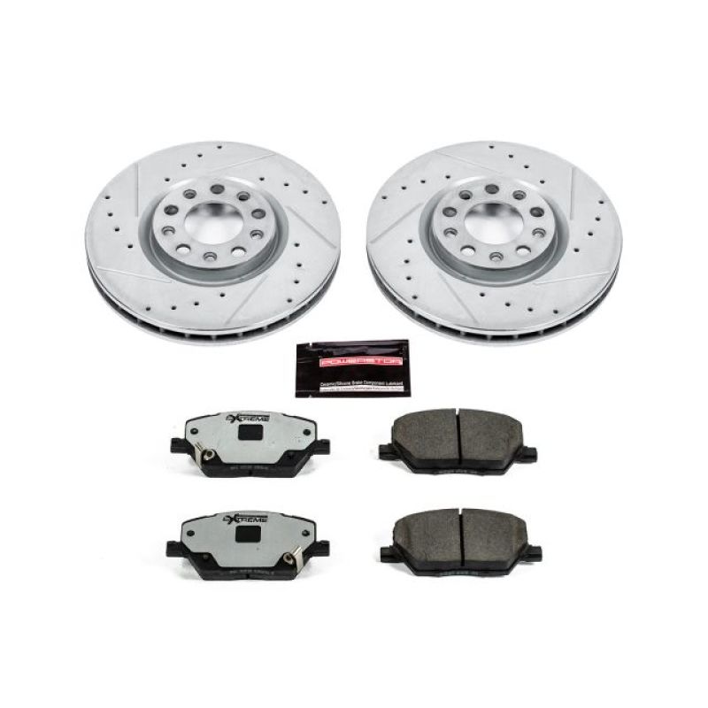 Power Stop 16-18 Fiat 500X Front Z36 Truck & Tow Brake Kit Brake Kits - Performance D&S PowerStop