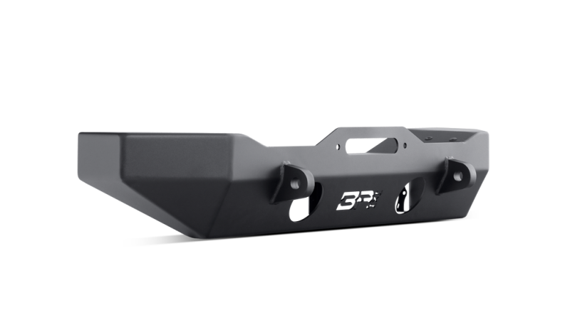 Body Armor 4x4 2018+ Jeep Wrangler JL Gladiator JT Mid-Stubby Front Bumper Bumpers - Steel Body Armor 4x4