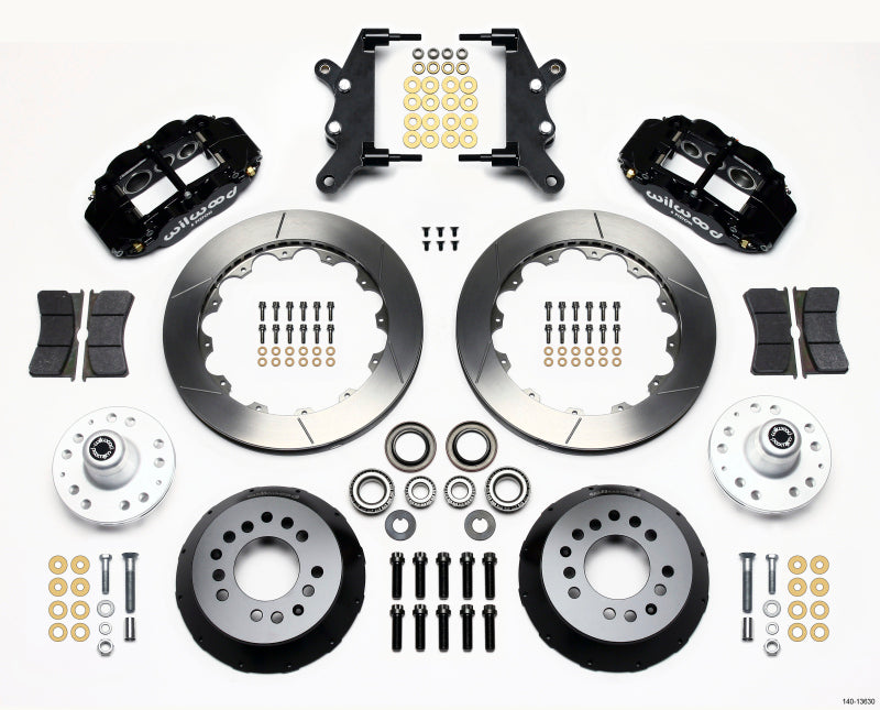 Wilwood Narrow Superlite 6R Front Hub Kit 12.88in 60-68 Ford / Mercury Full Size / Galaxie Big Brake Kits Wilwood
