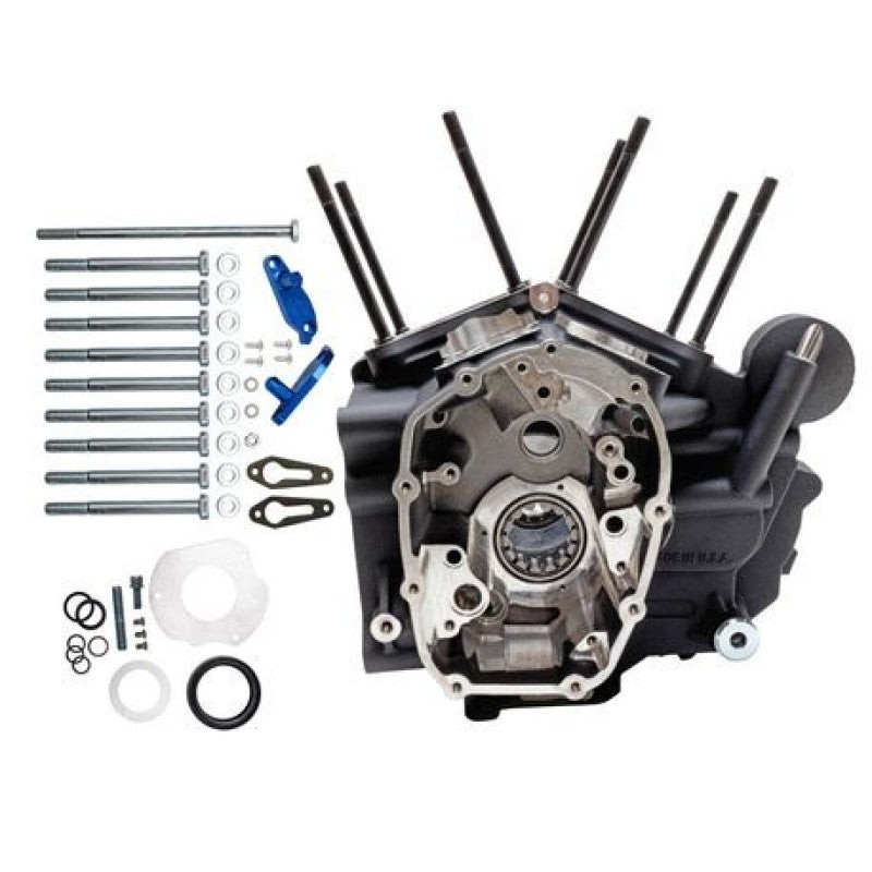 S&S Cycle 2017+ M8 Touring Models MK-Series Touring Crankcase Assembly - Black Crankshafts S&S Cycle