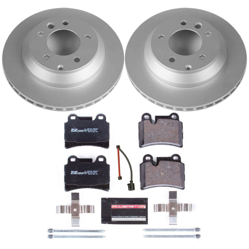 Power Stop 2006 Volkswagen Touareg Rear Euro-Stop Brake Kit Brake Kits - OE PowerStop