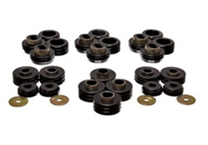 Energy Suspension 81-91 GM Denali XL/Suburban/Yukon XL 2WD/4WD Black Body (Cab) Mount Set Bushing Kits Energy Suspension