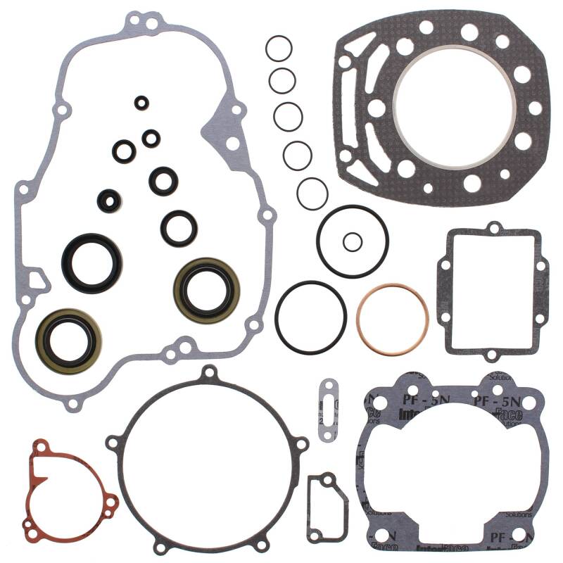 Vertex Gaskets 1988 Kawasaki KX500 Complete Gasket Kit w/ Oil Seals Engine Hardware Vertex Pistons
