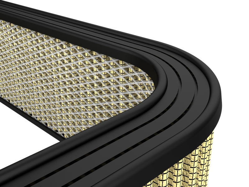 aFe Magnum FLOW Custom Air Filter 20-1/4 IN L x 16-3/8 IN W x 5-1/4 IN H w/ Expanded Metal Air Filters - Universal Fit aFe