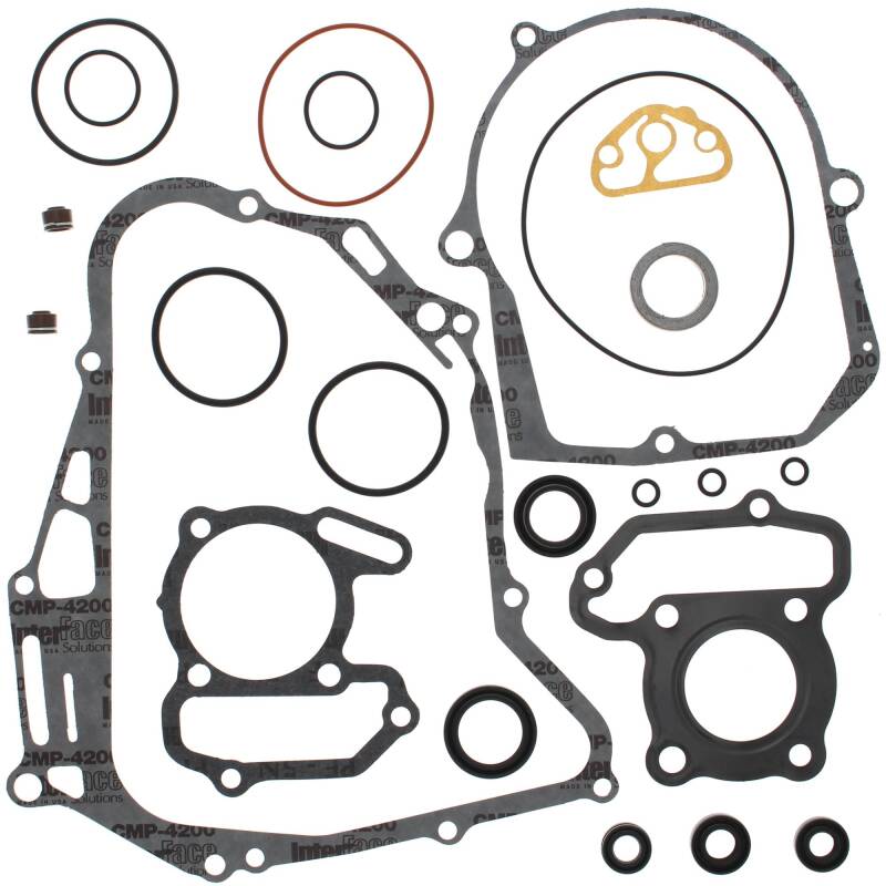 Vertex Gaskets 04-08 Yamaha YFM50 Raptor Complete Gasket Kit w/ Oil Seals Engine Hardware Vertex Pistons