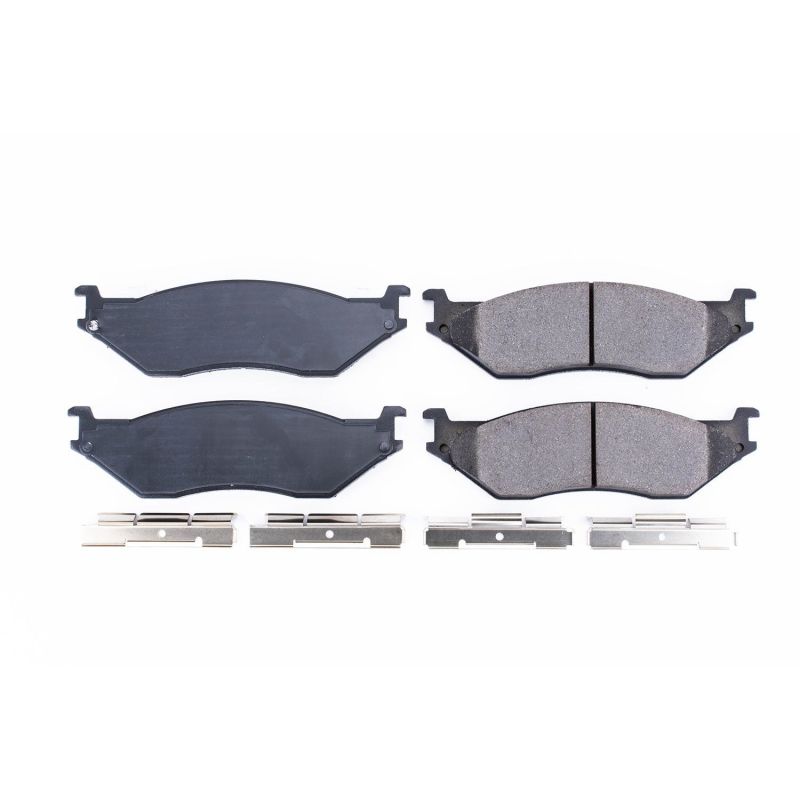 Power Stop 2002 Ford E-550 Econoline SD Front or Rear Z17 Evolution Ceramic Brake Pads w/Hardware Brake Pads - OE PowerStop