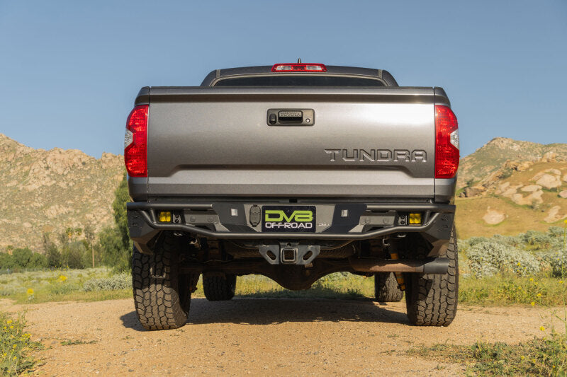 DV8 2014-2021 Toyota Tundra Tube Rear Bumper Bumpers - Steel DV8 Offroad