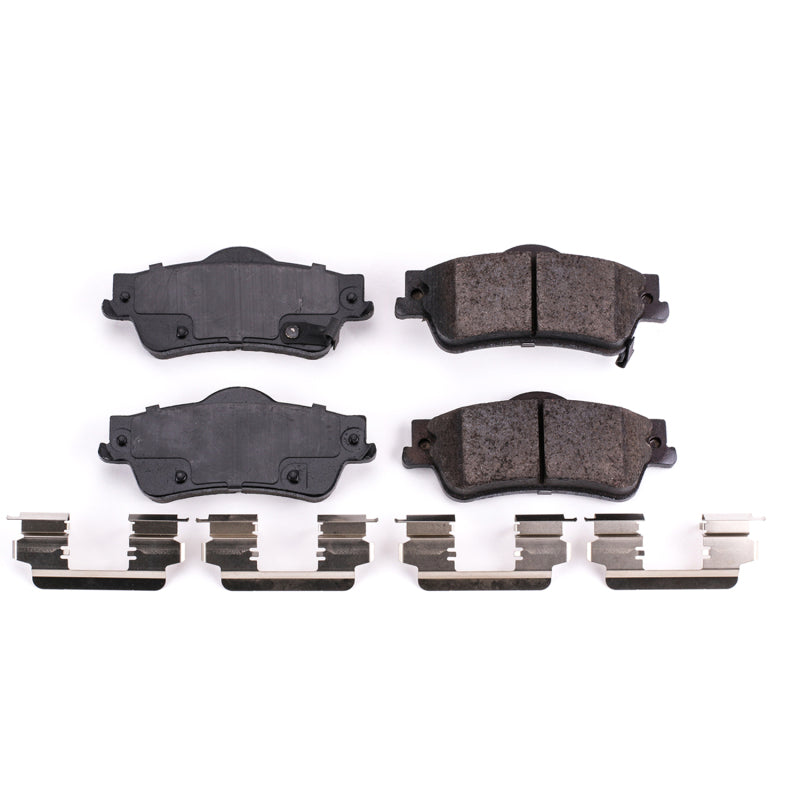 Power Stop 11-17 Chevrolet Caprice Rear Z17 Evolution Ceramic Brake Pads w/Hardware Brake Pads - OE PowerStop