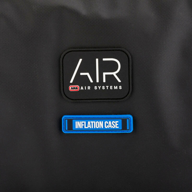 ARB Inflation Case Black Finish w/ Blue Highlights PVC Material Reflective Strips Tow Straps ARB
